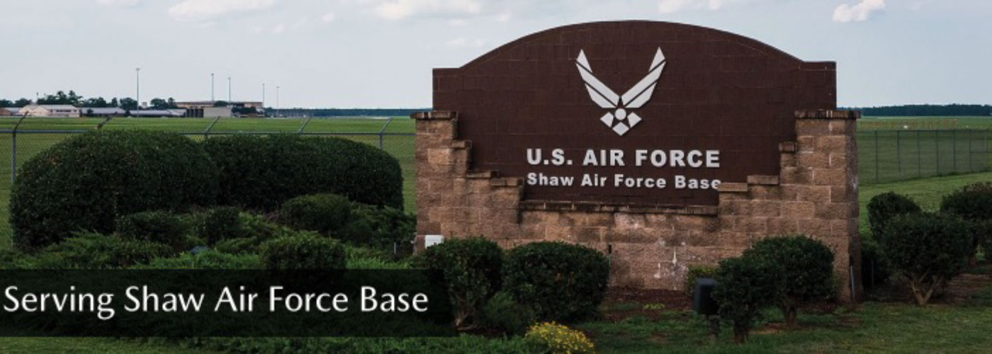 Shaw AFB City Page header
