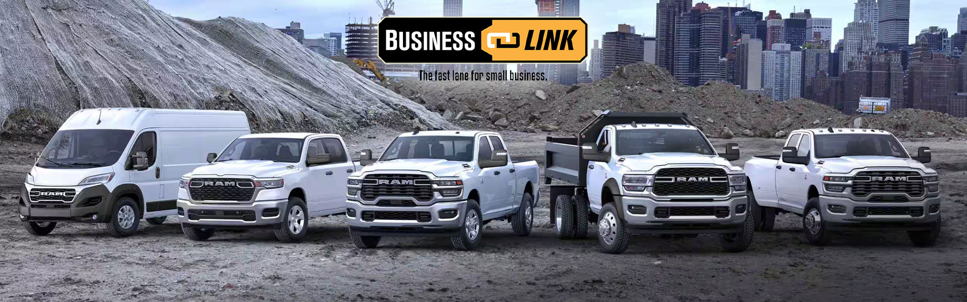 Business Link Landing Page Header