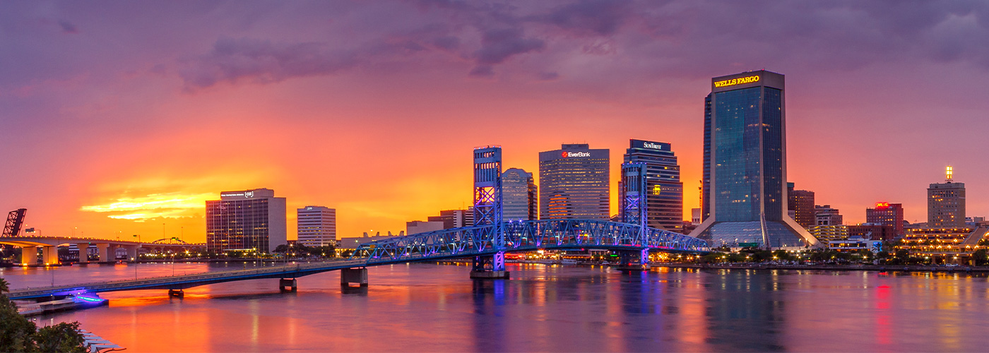 Jacksonville city page header