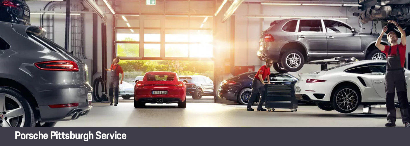 Porsche Service header