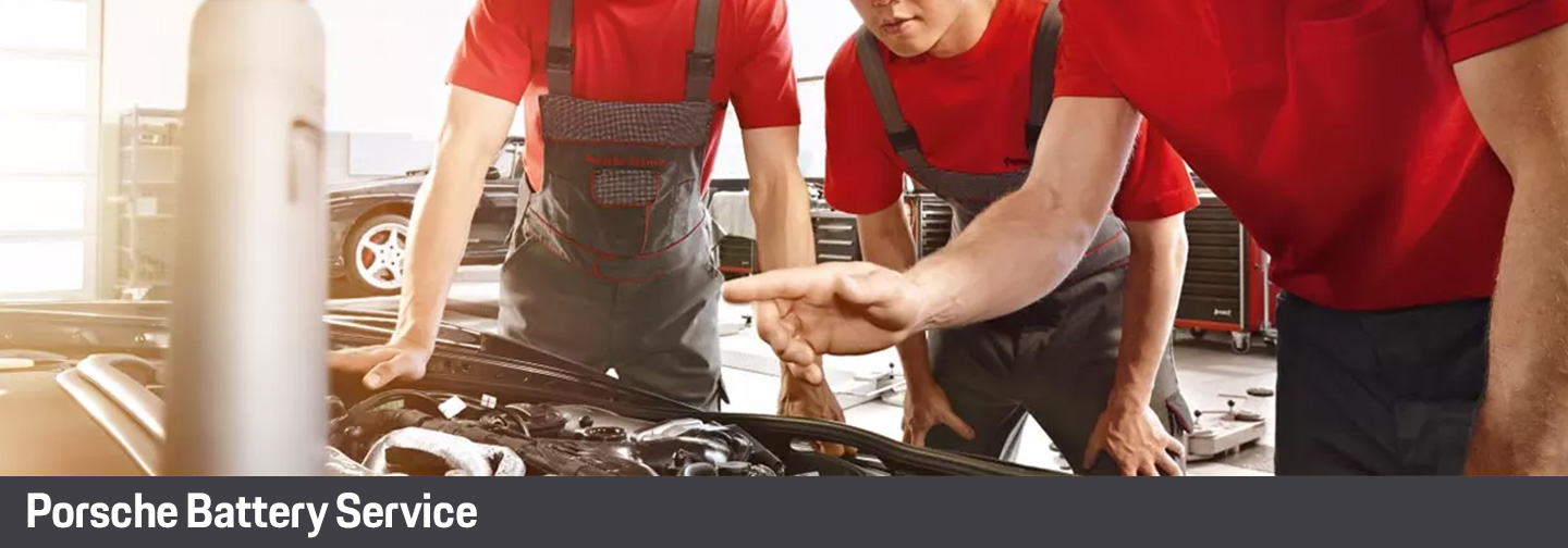 Porsche Service batteries header