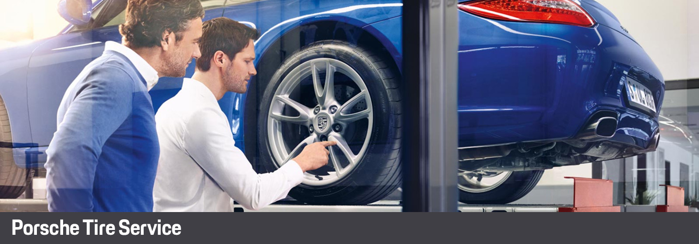 Porsche Service tires header