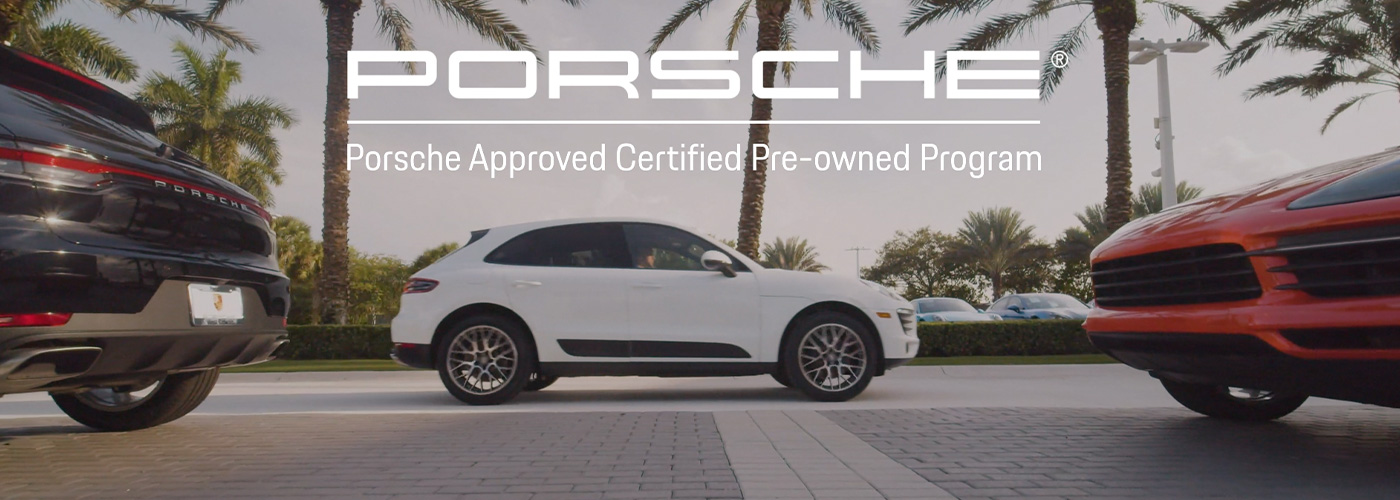 Porsche Approved Pre-Owned Cars - Header