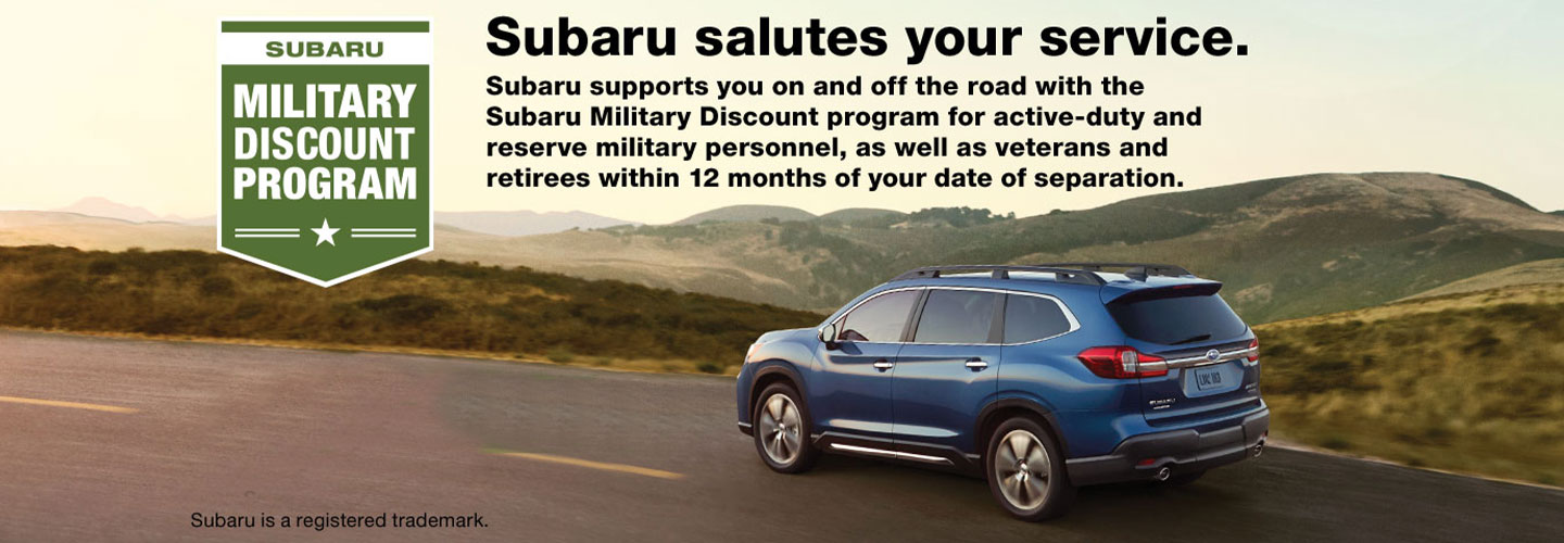 2020 Subaru military offer