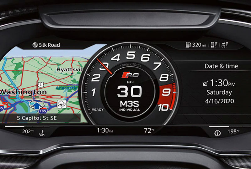 2021 Audi R8-Coupe technology