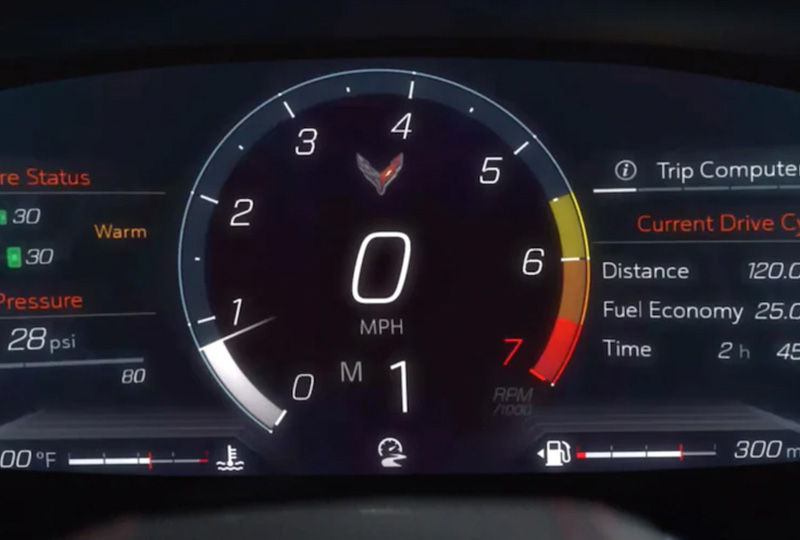 2022 Chevy Corvette technology