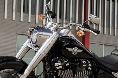 2020 Harley-Davidson Fat Boy SATIN CHROME FINISHES