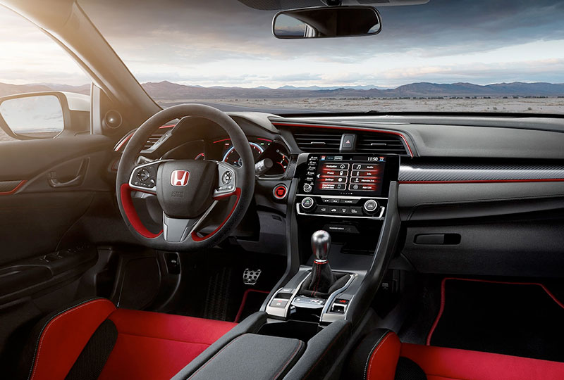 2021 Honda civic-type-r High-Tech Touches