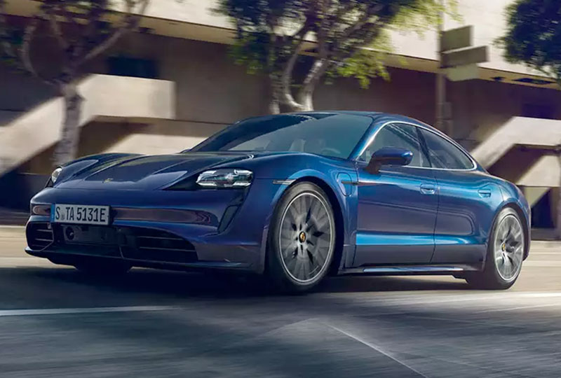 Porsche E-Performance Taycan -- the first a-electric Porsche.
