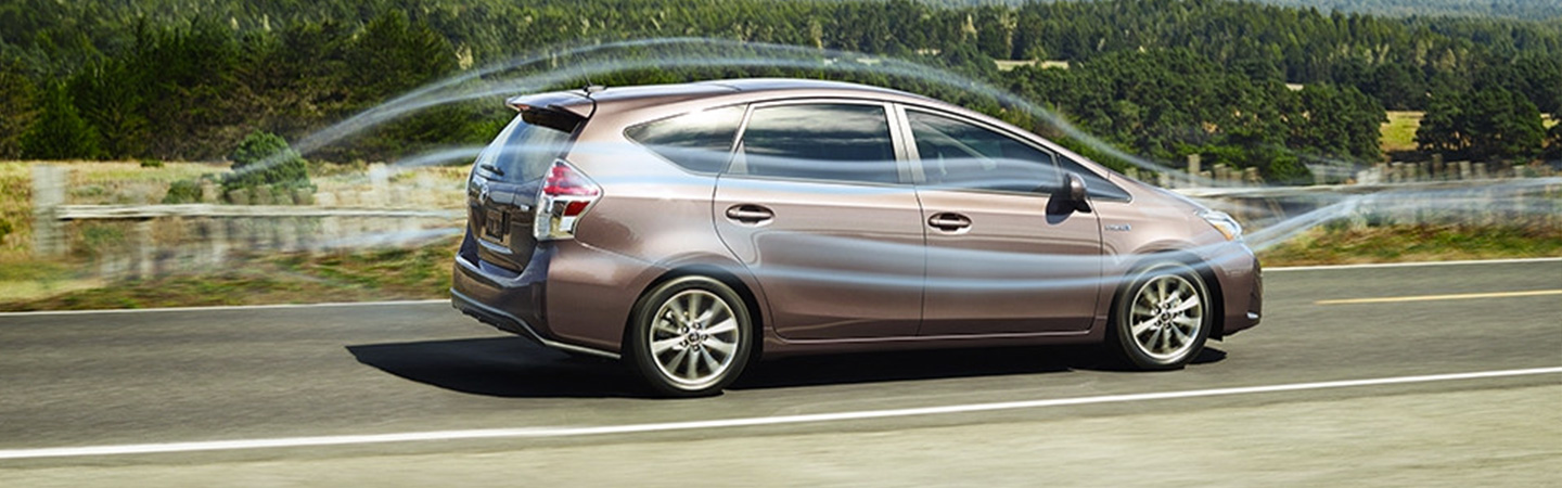2017 Toyota Prius V Aerodynamic design