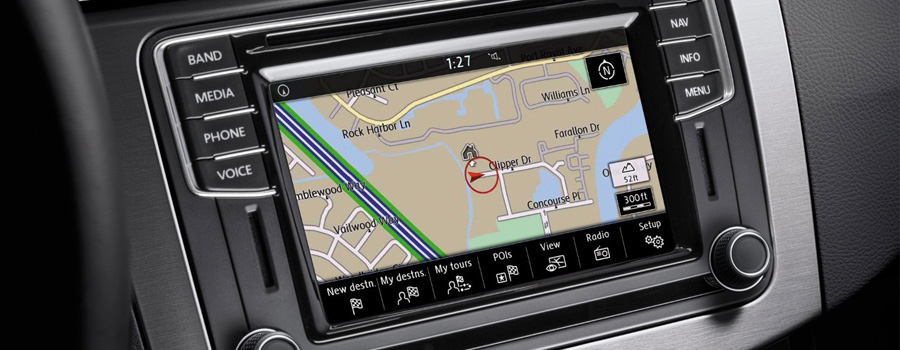 Discover Media touchscreen navigation system
