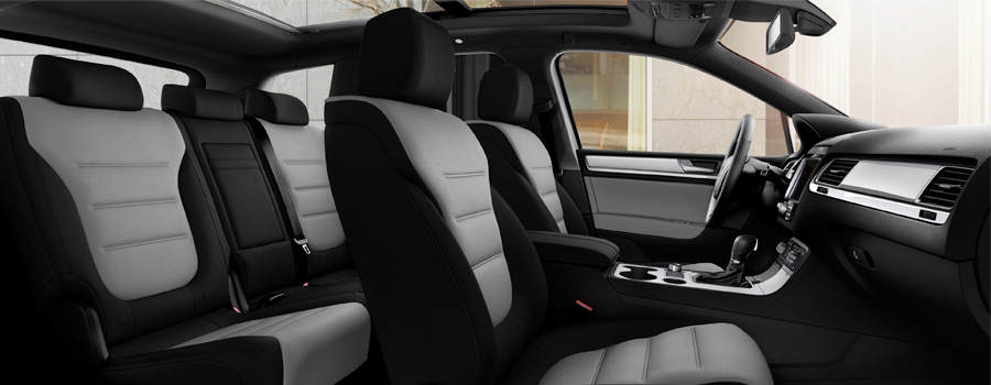 Front seats with active ventilation
