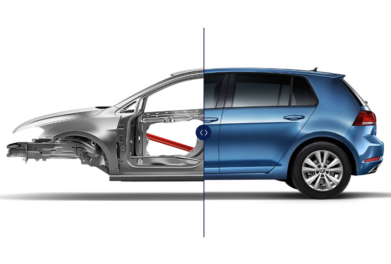 2020 VW Golf safety Safety cage