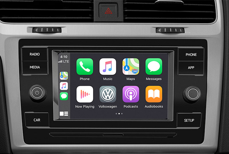 2020 VW Golf technology Touchscreen sound system