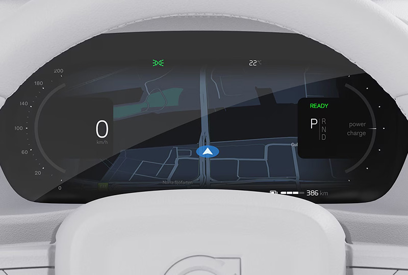 2026 Volvo EX40 displays - Ergonomic Comfort