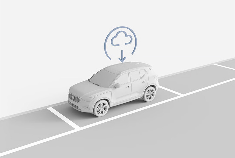 2026 Volvo EX40 displays - Responsive Handling