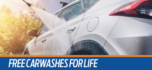 Free Car Washes for Life