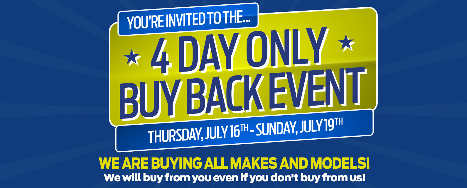Buy Back Event
