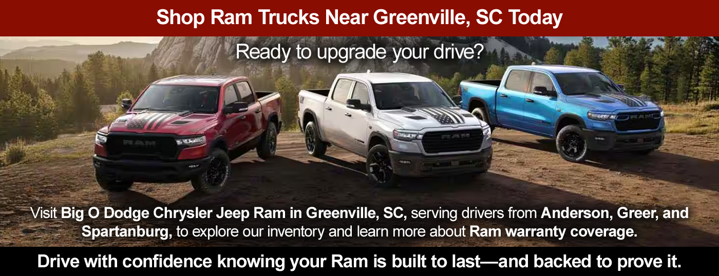 Ram Warranty Landing Page - Bottom Banner