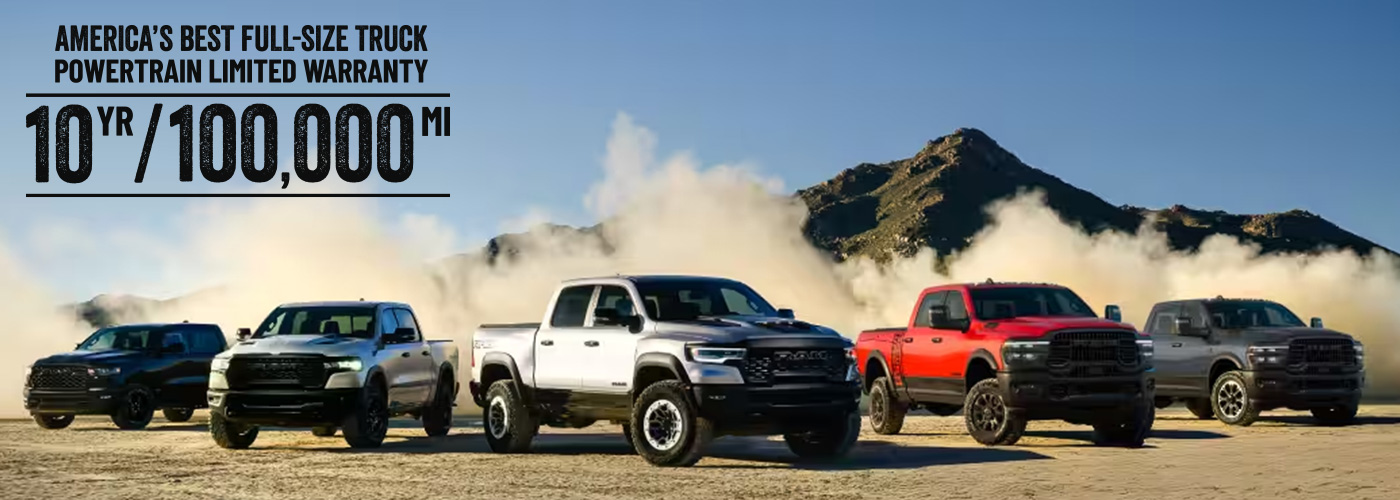 Ram Warranty Landing Page header