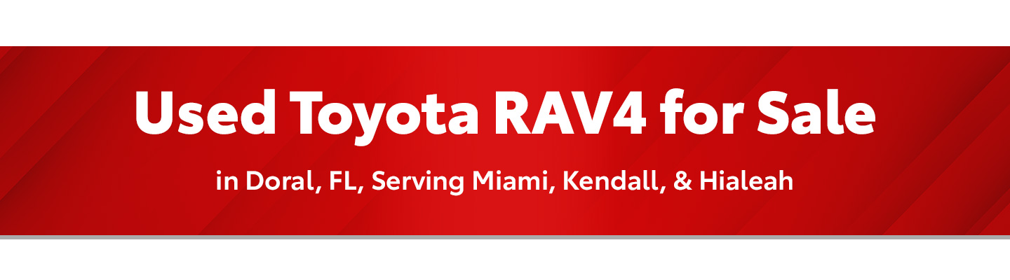Used Toyota Rav4 - header