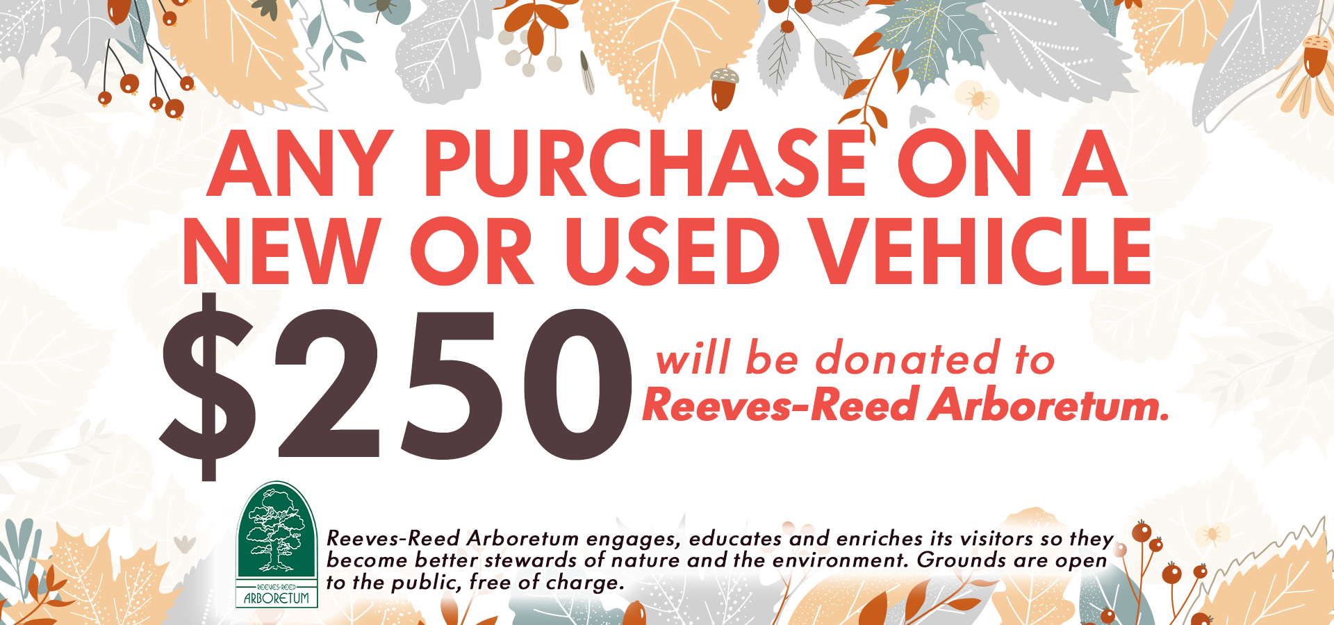 Reeves Reed Arboretum - header