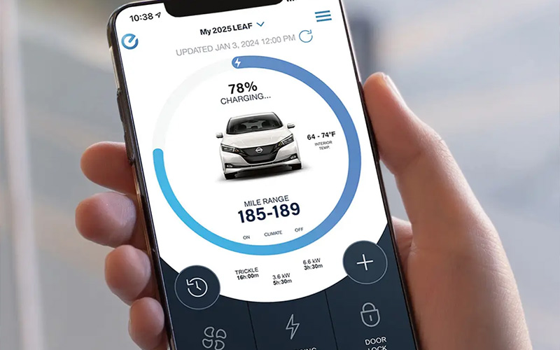 EV-Serivce Landing Page nissan connect