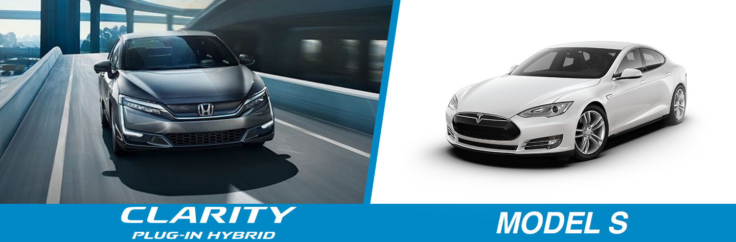 2018 Honda Clarity Plug In Hybrid Vs Tesla Model S