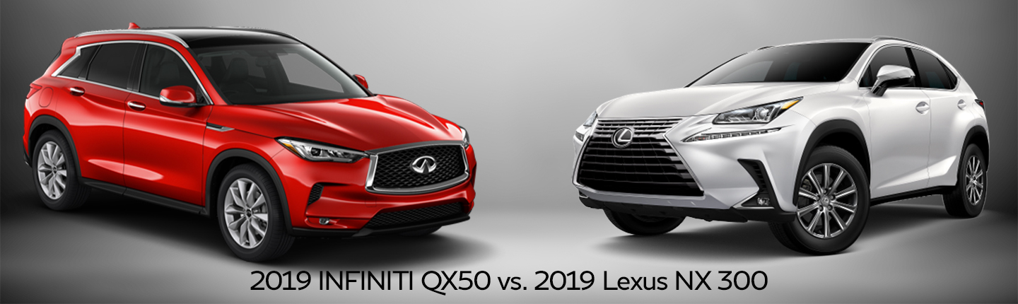 Infiniti Vs Lexus >> 2019 Infiniti Qx50 Vs 2019 Lexus Nx 300 In Fort Lauderdale Infiniti Vs Lexus >> 2019 Infiniti Qx50 Vs 2019 Lexus Nx 300 In Fort Lauderdale