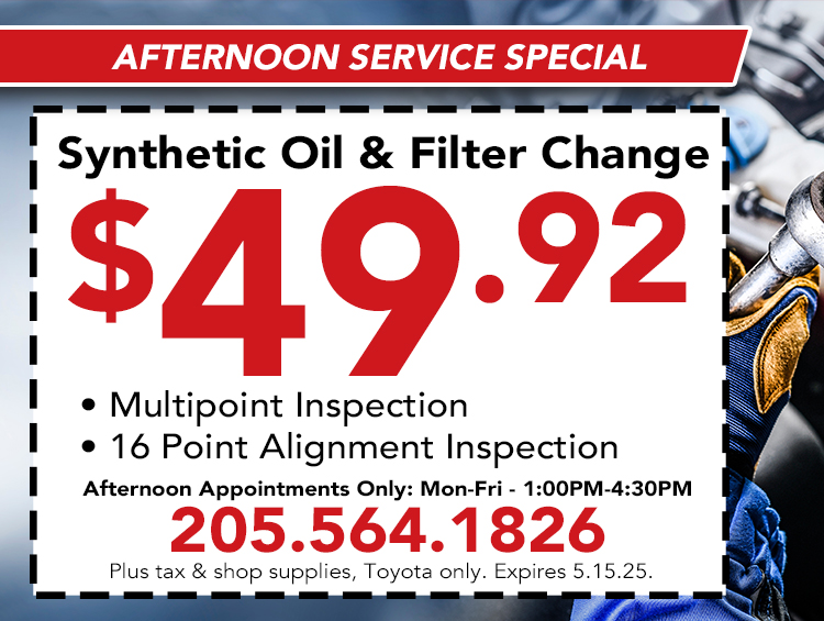 Landing Page - Synthetic Oil & Filter Change