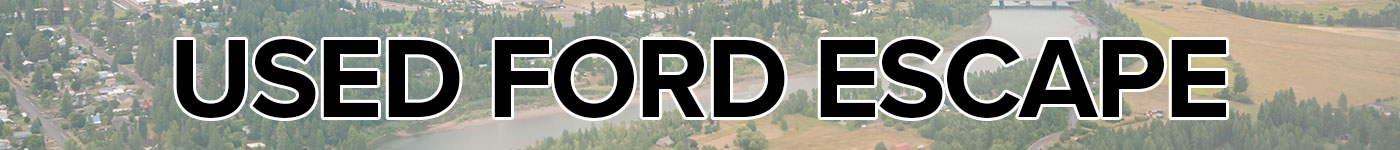 Used Ford Escape page