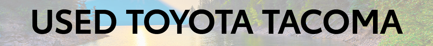 Used Toyota Tacoma page