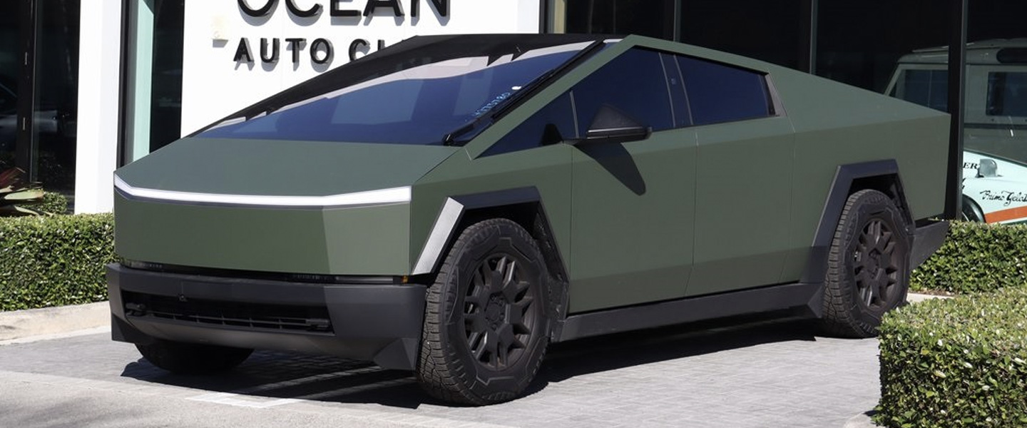 Used Tesla Cybertruck Header