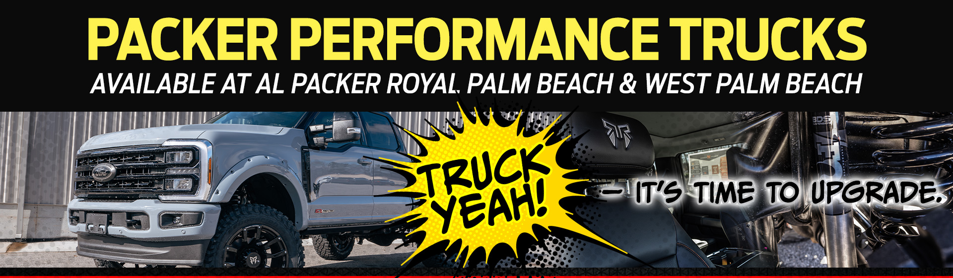 Packer Performance Trucks Landing Page - Header