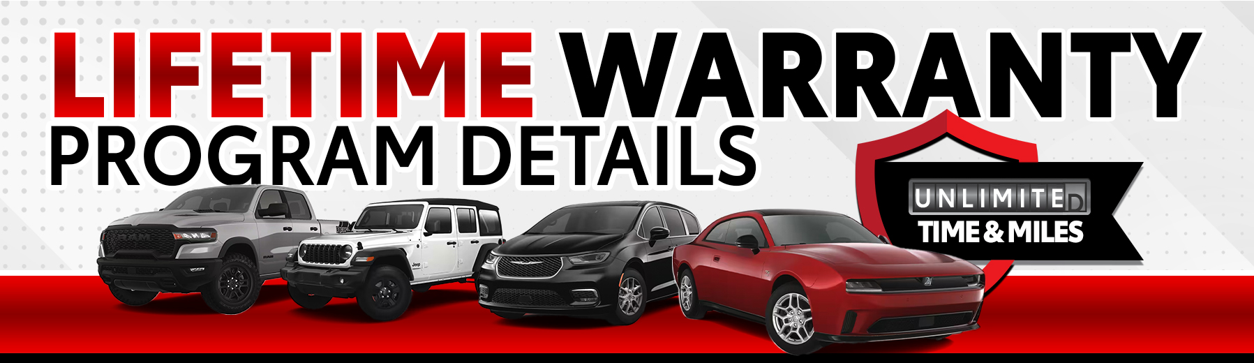 Lifetime Warranty - header