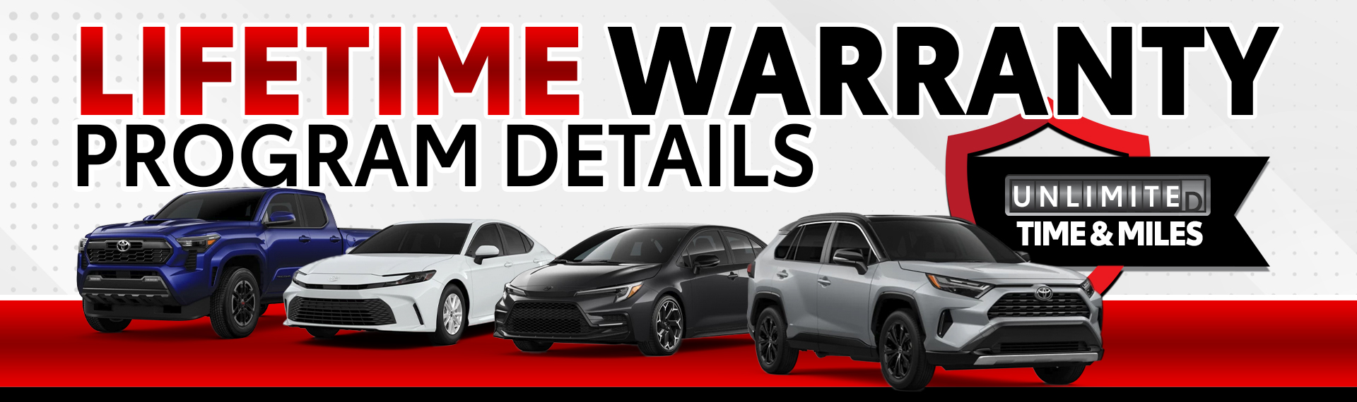 Lifetime Warranty - header