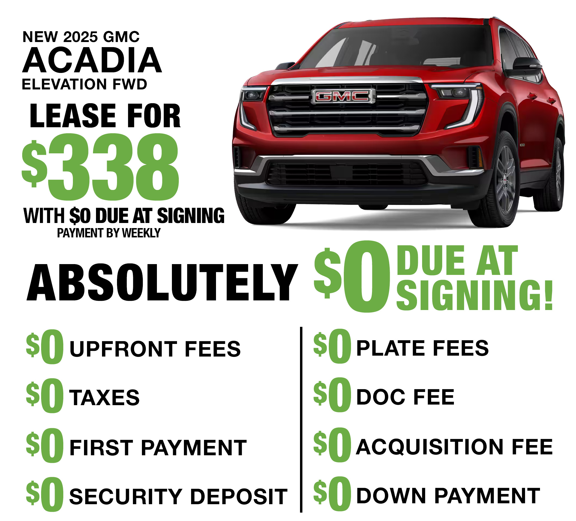 Acadia Landing Page - Offer