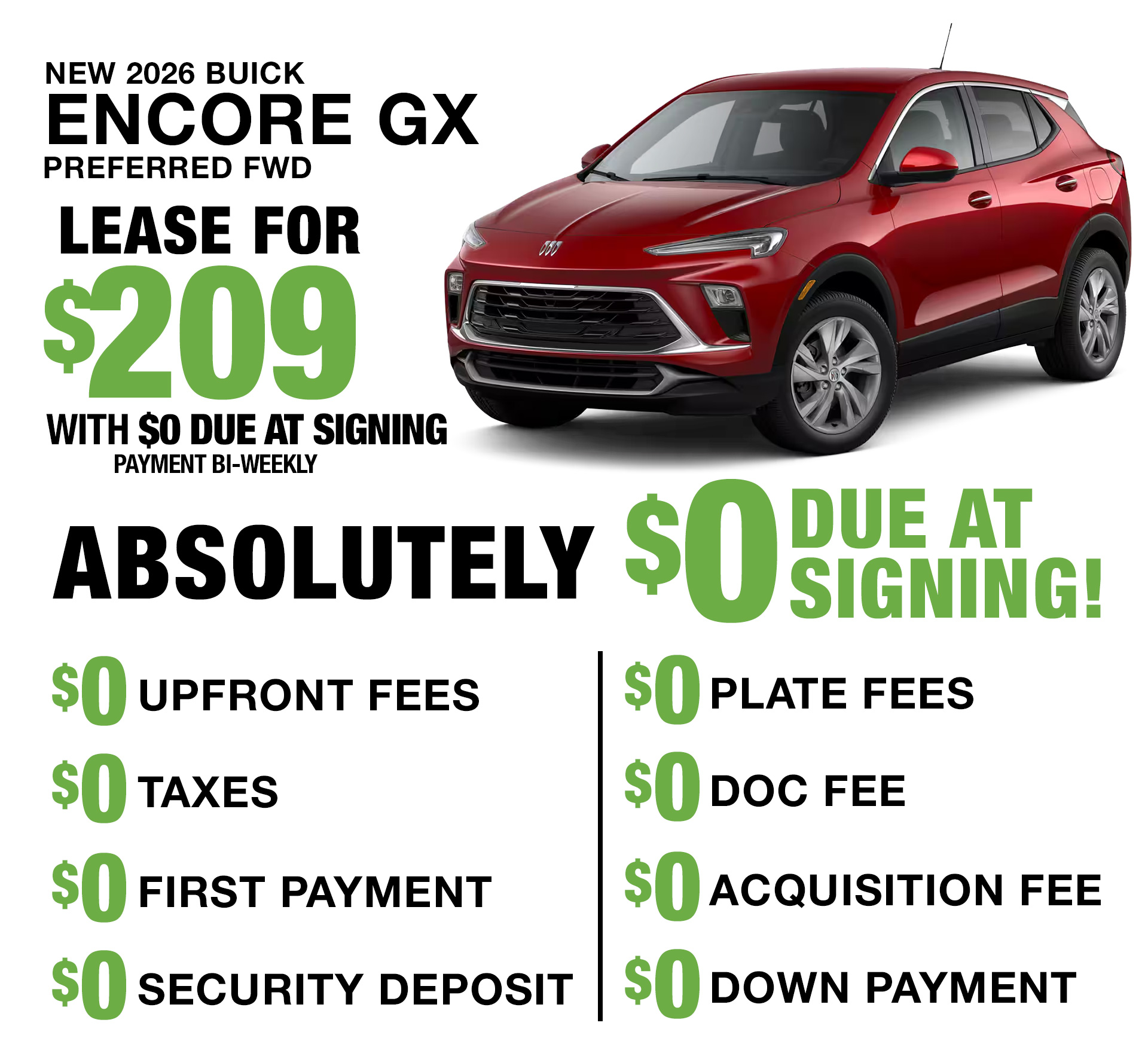 Encore GX Landing Page - Offer