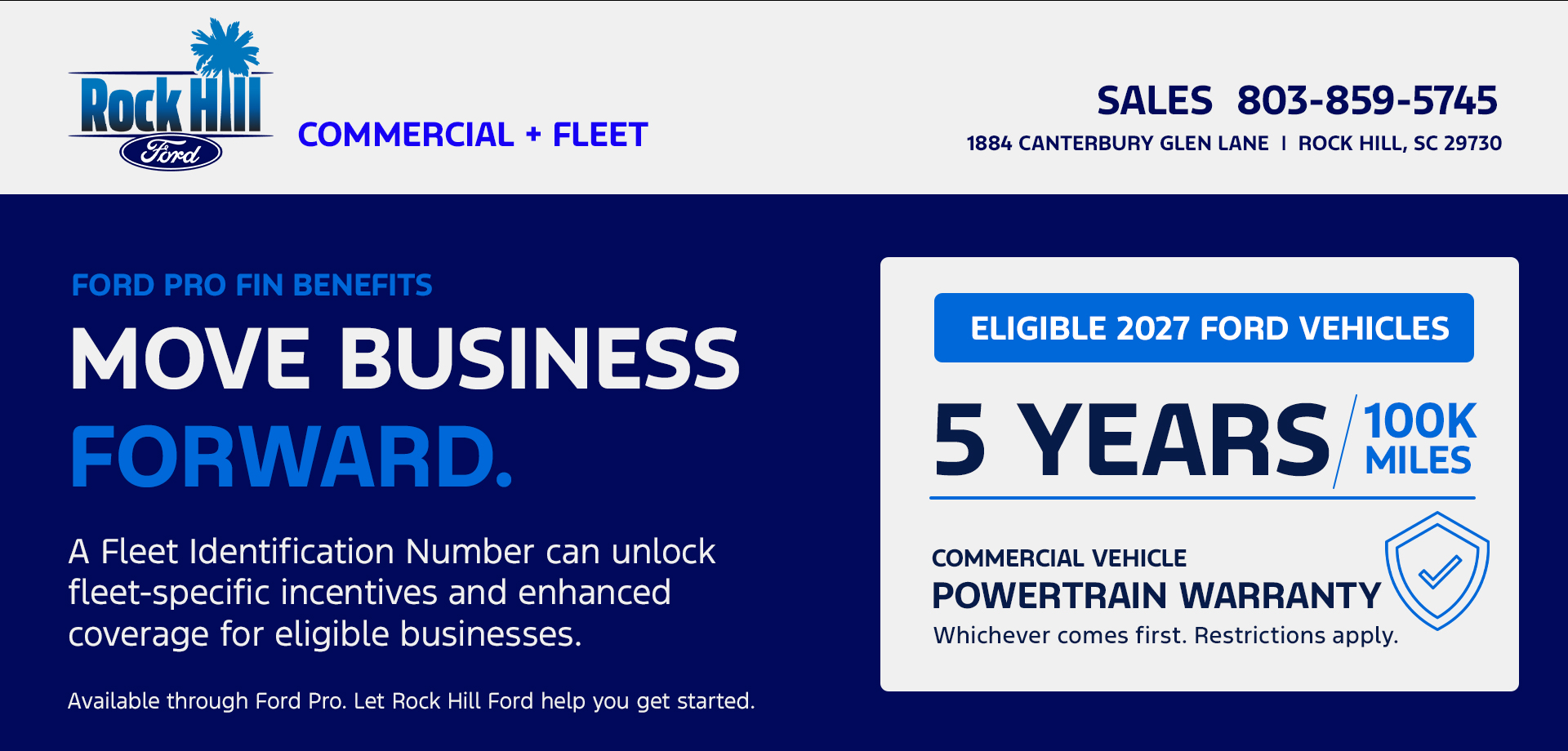 Ford Fleet Identification Number