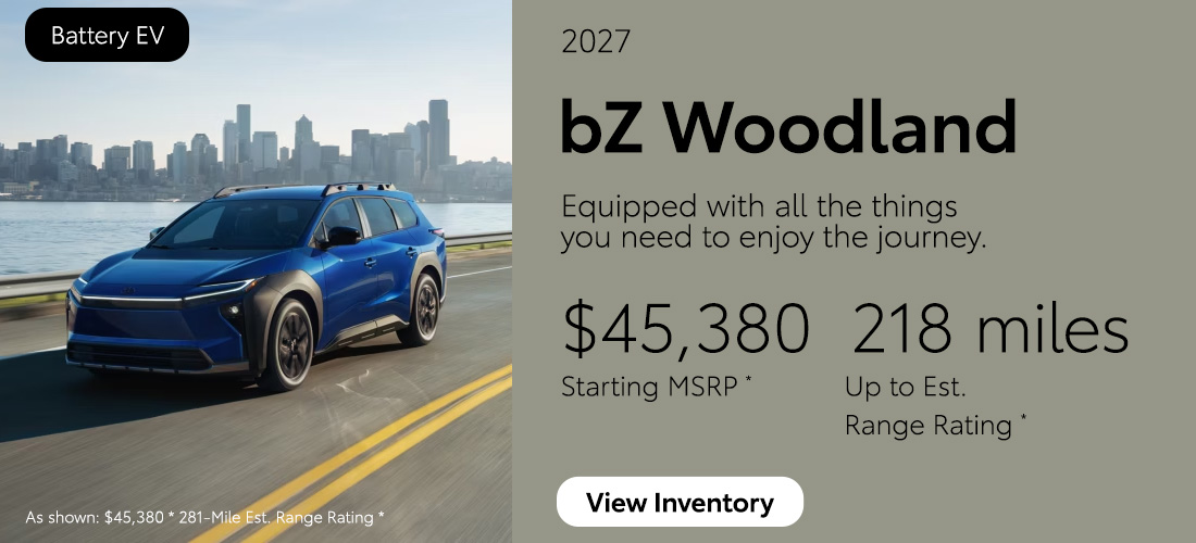 Battery EV - bz woodland