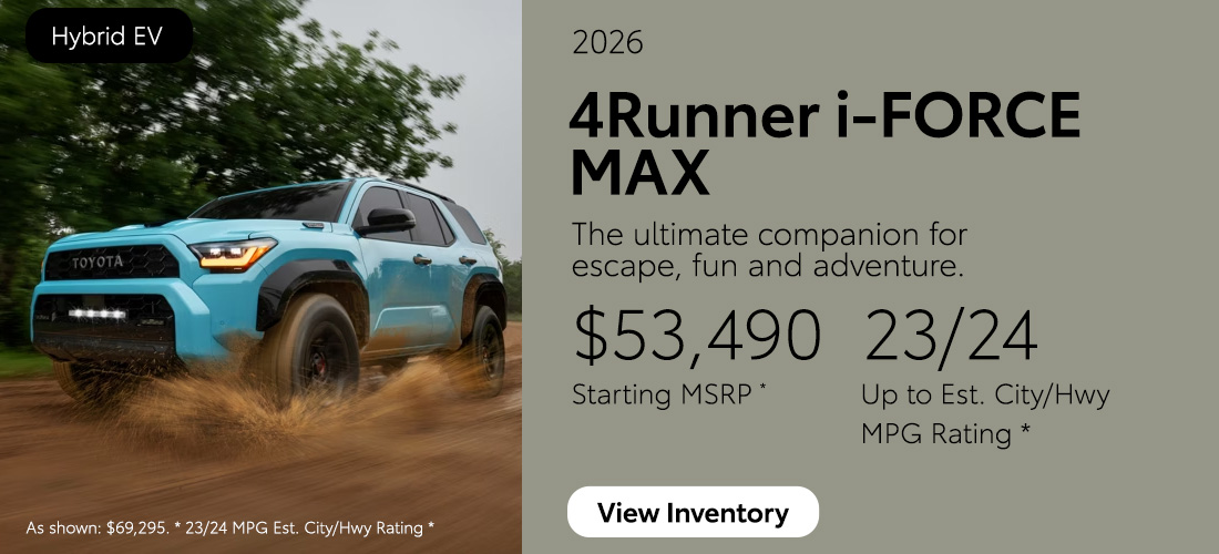 Battery EV - 4Runner i-FORCE MAX