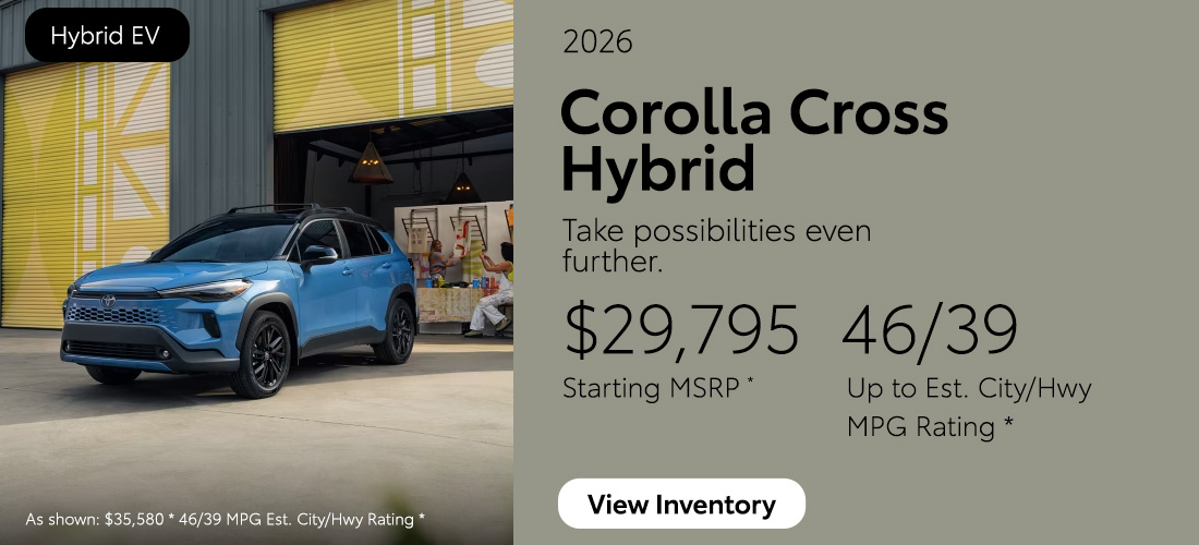 Battery EV - Corolla Cross Hybrid