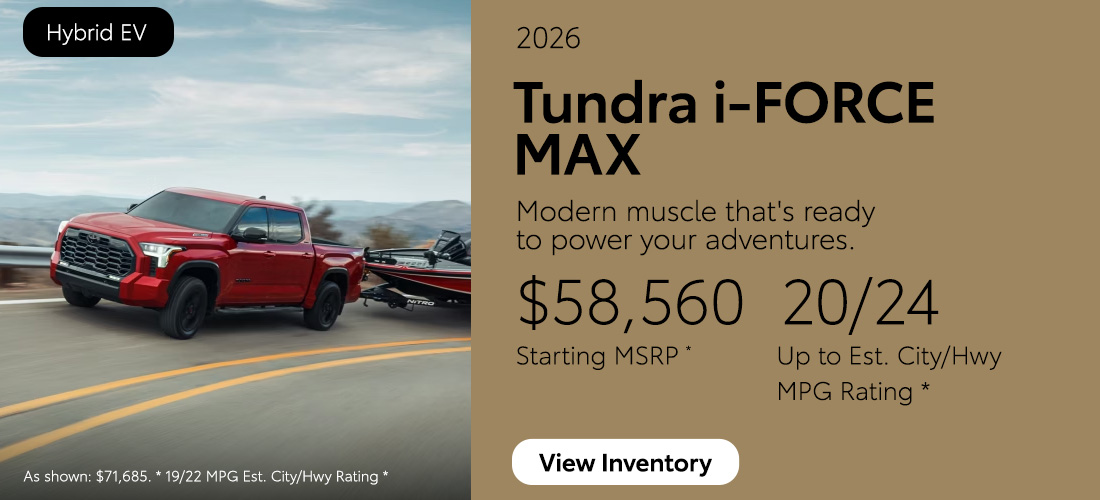 Battery EV - Tundra i-FORCE MAX