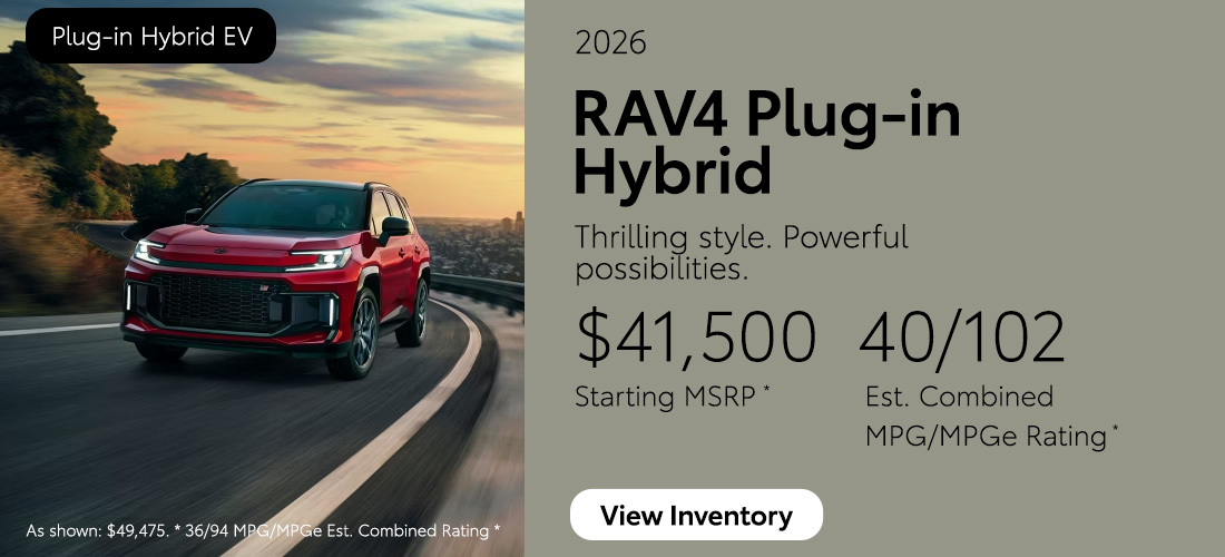 Battery EV - RAV4 Plug-in Hybrid