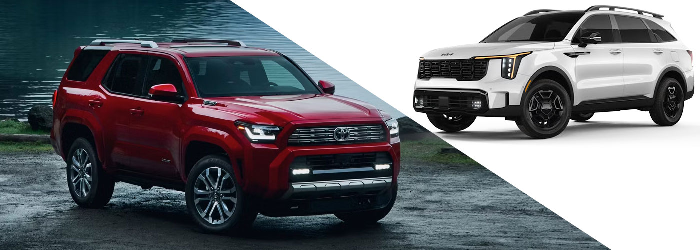 Toyota Kia Comparison Page - Off-Road SUVs: Toyota 4Runner vs. Kia Sorento X-Pro