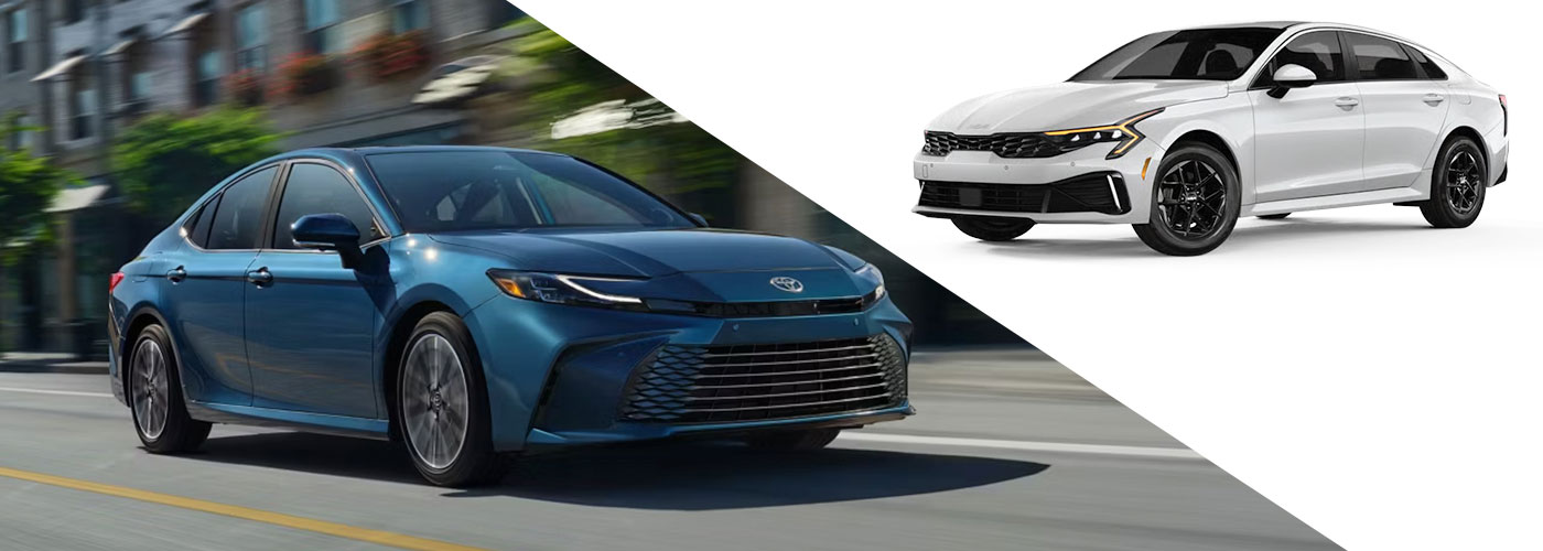 Toyota Kia Comparison Page - Camry vs K5