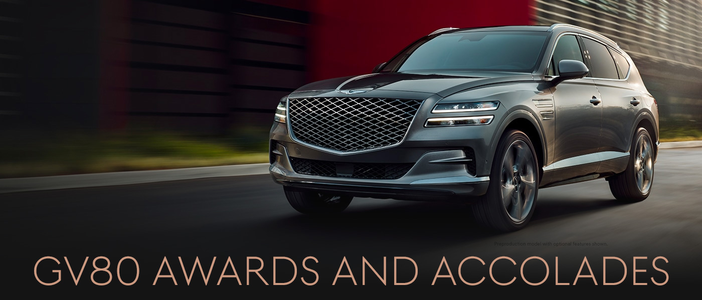 2022 Genesis GV80 Awards HEADER