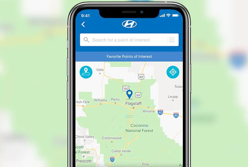 Hyundai Blue Link Destination Search