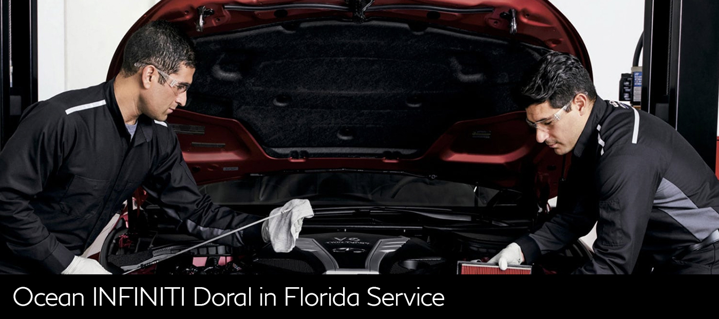 INFINITI service module header