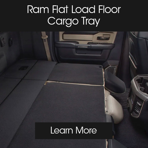 CDJR accessories modules floor cargo tray